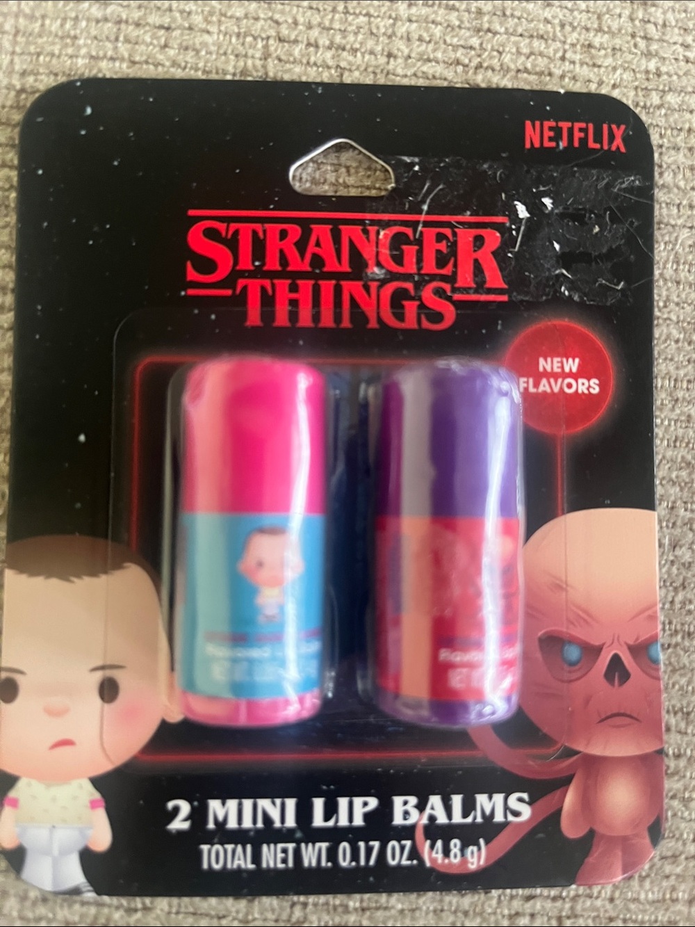 Netflix Stranger Things 2-Pack Mini Lip Balms - Pink & Purple